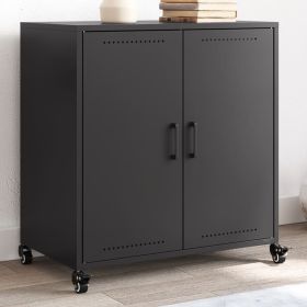 Sideboard Black 27"x15.4"x28.3" Steel