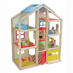 Hi-Rise Wooden Dollhouse Ages 3+ Years