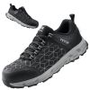 Steel Toe Shoes for Men US Size 9.5 Athletic Work Shoe Sneakers Black