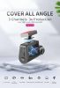 3 Channel Dash Cam for Car with 1080 + 1080 + 480p Three Lenses, Wide Angle Monitoring Range of 140Â° + 140Â° + 130Â°, 24-Hour Parking Monitoring